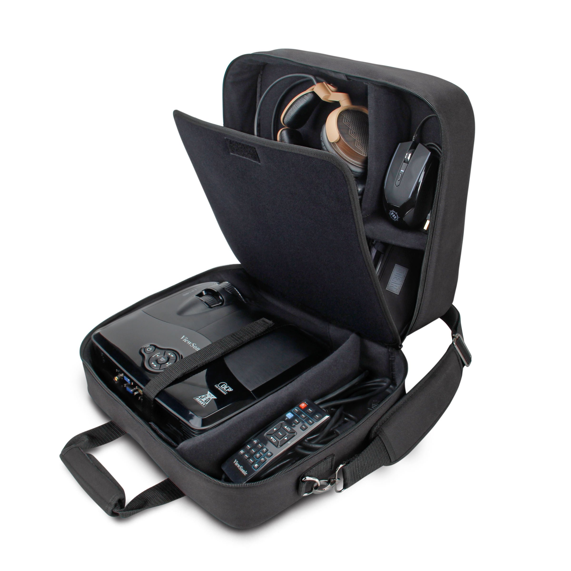 Foto 2 pulgar | Funda De Transporte Para Proyector Usa Gear, Resistente A Los Arañazos, Negra - Venta Internacional.