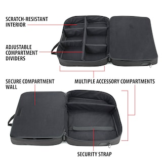 Foto 5 | Funda De Transporte Para Proyector Usa Gear, Resistente A Los Arañazos, Negra - Venta Internacional.