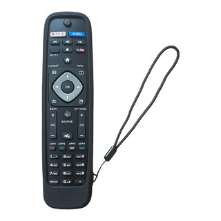 Foto 2 | Funda De Silicon Para Control Remoto Philips Smart Tv Negro