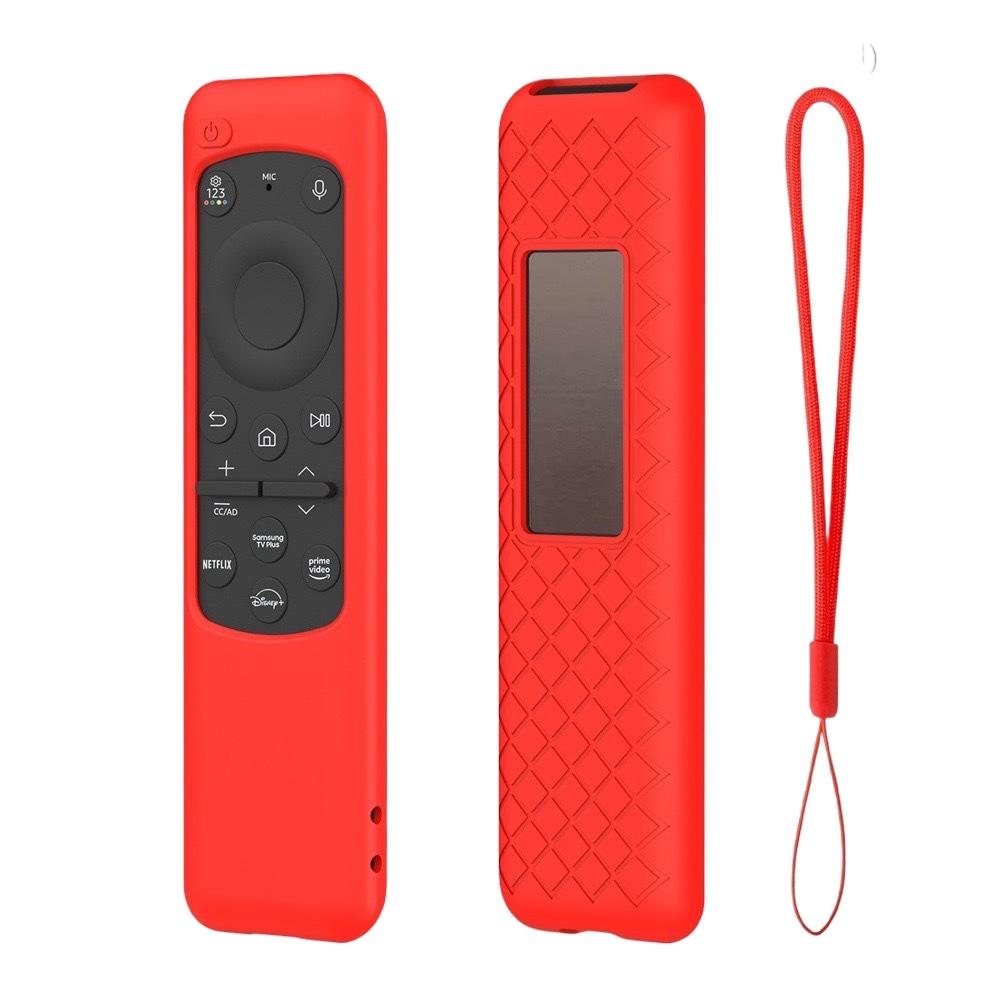 Foto 2 pulgar | Funda De Silicona Para Control Solar Samsung Qled Rojo