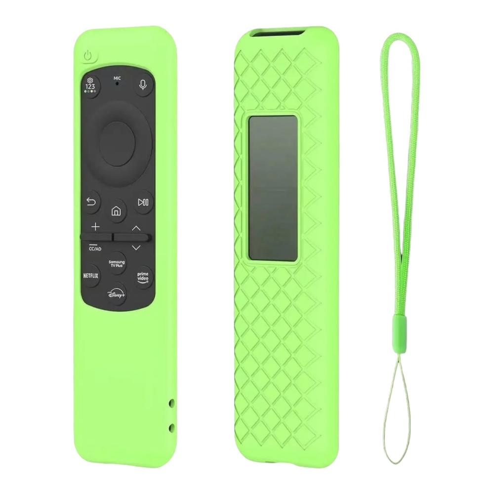 Foto 2 pulgar | Funda De Silicona Para Control Solar Samsung Qled Verde