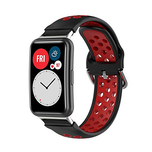 Foto 1 | Venta Internacional - Babyvalley Band Compatible Con Huawei Watch Fit Silicone Wutband De Dos Colores Con Herramie