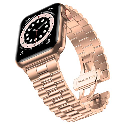 Foto 2 pulgar | Venta Internacional - Baozai Compatible Con Apple Watch 41 Mm 44 Mm 38 Mm, Reemplazo De Banda De Iwatch De Acero