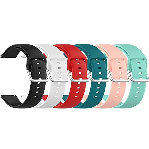 Foto 2 pulgar | Venta Internacional - Bandas Compatibles Con Letsfit Ew1/ Letsfit Iw1 Smartwatch Soft Silicone Wutband, Correa Par