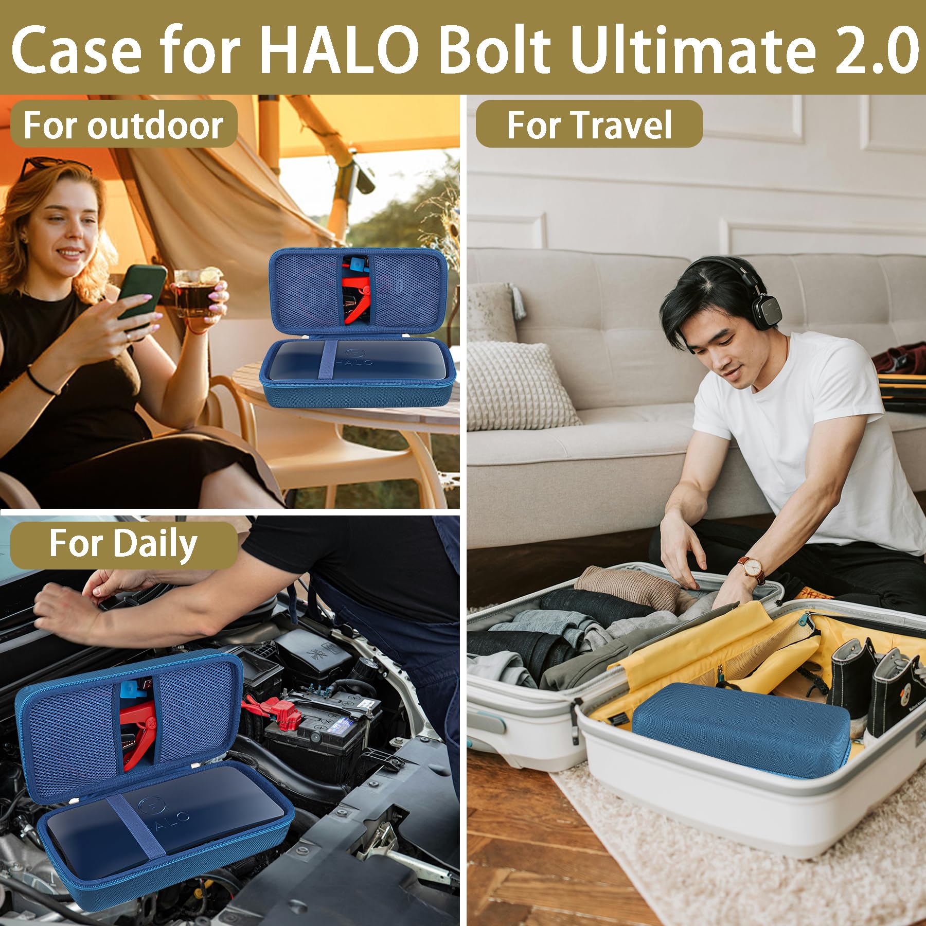 Foto 7 pulgar | Funda De Viaje Para Halo Bolt Ultimate 2.0 De Khanka - Venta Internacional.