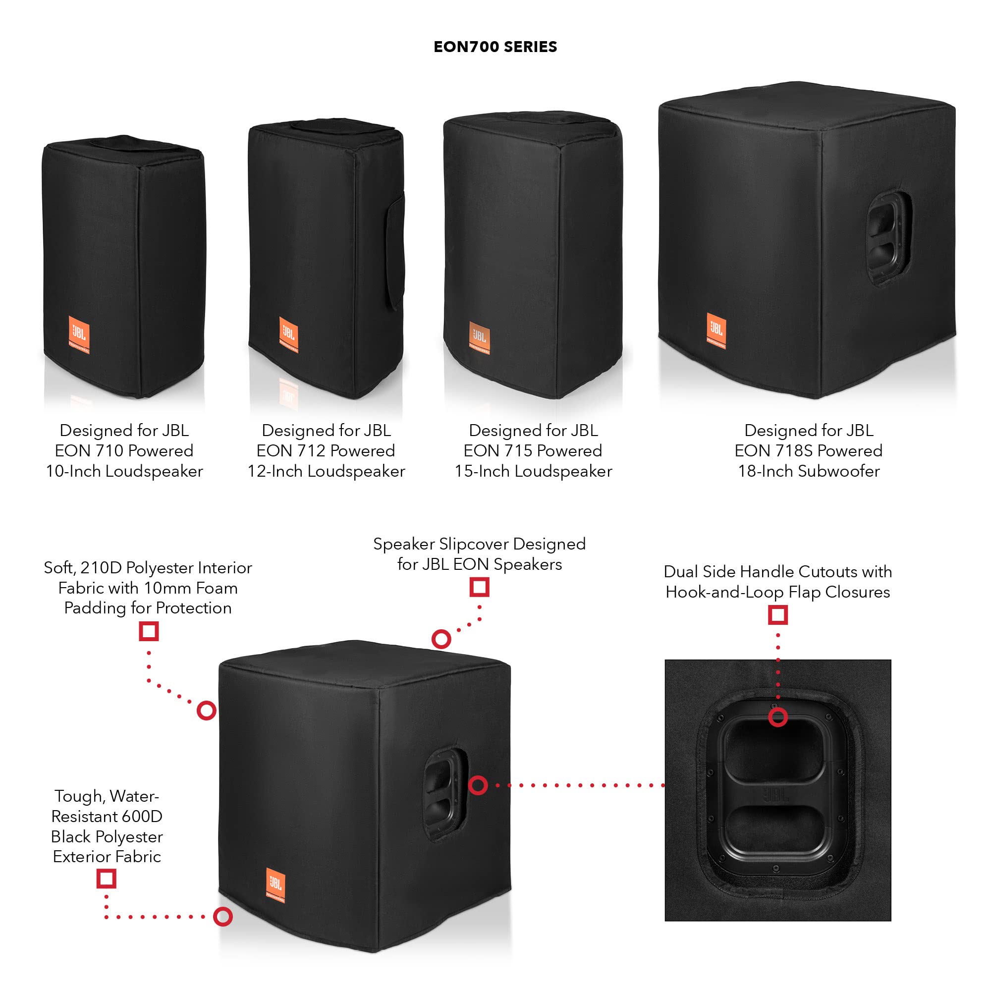 Foto 7 pulgar | Funda de Bocina JBL Bags para JBL EON 715 de 15 Pulgadas - Venta Internacional