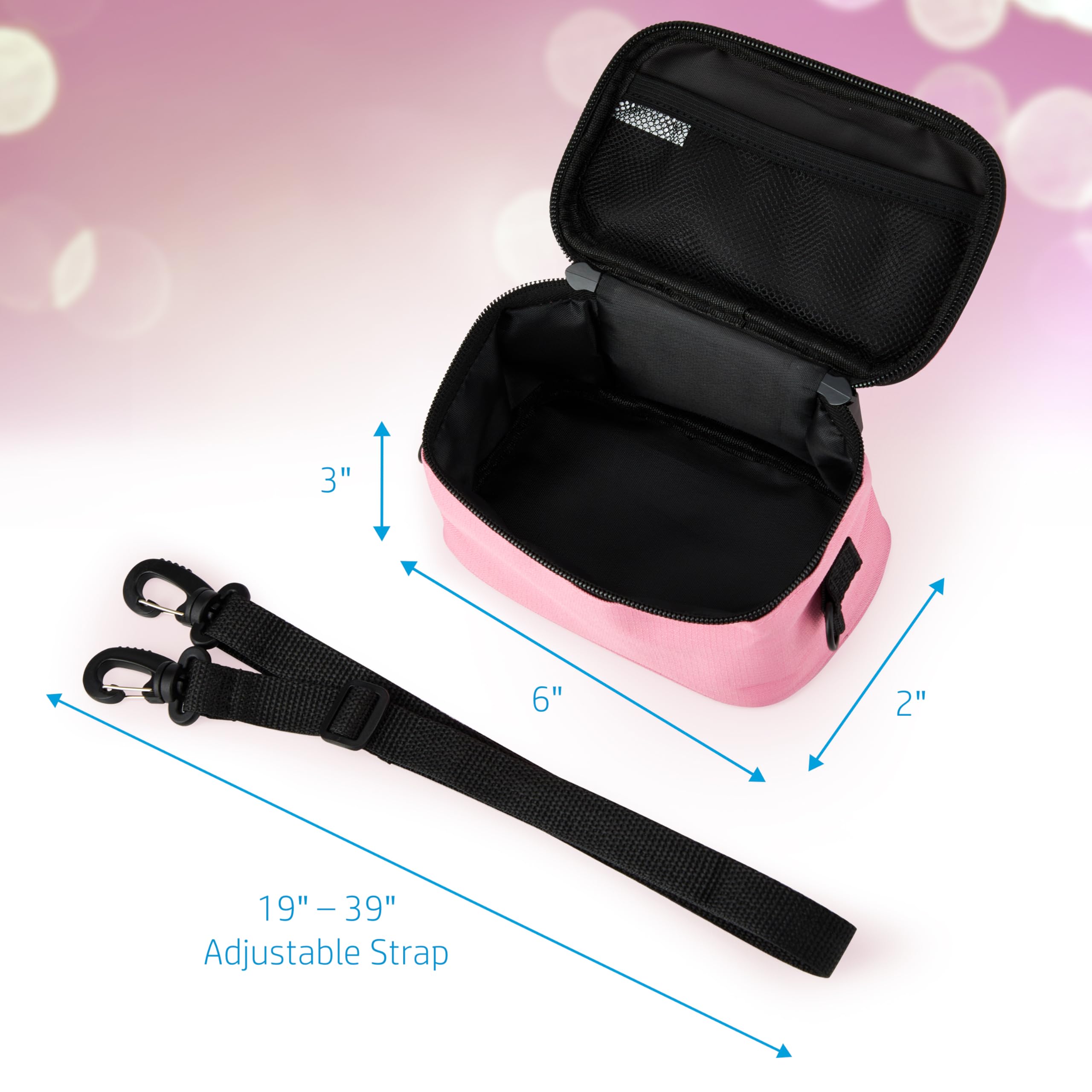 Foto 2 | Funda De Transporte Zink Premium Para Hp Sprocket Panorama Pink - Venta Internacional.