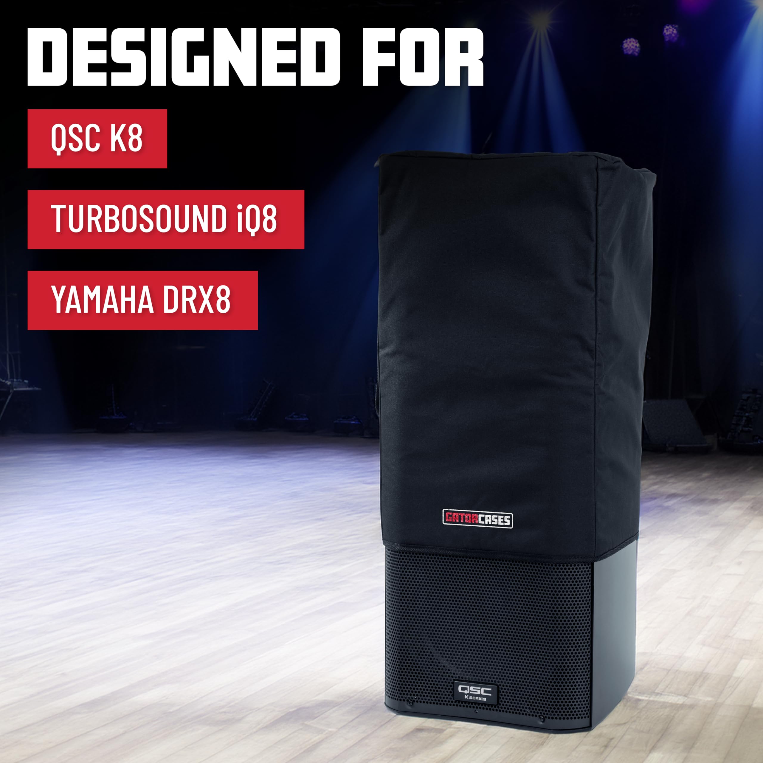Foto 4 | Funda De Altavoz Gator Cases Gpa-cvr8 Para Qsc K8, Yamaha Dxr8 - Venta Internacional.