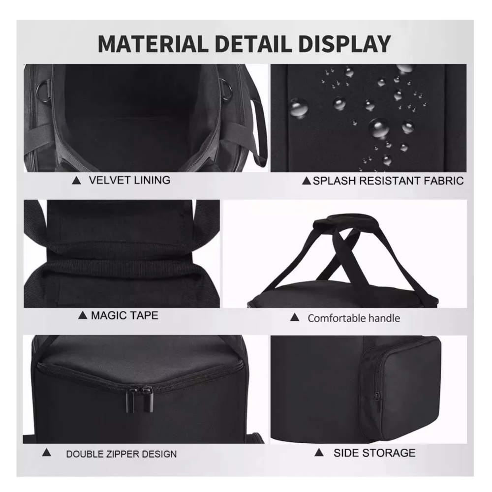Foto 3 pulgar | Funda De Viaje Multifuncional Para Bocina  Belug, Negro