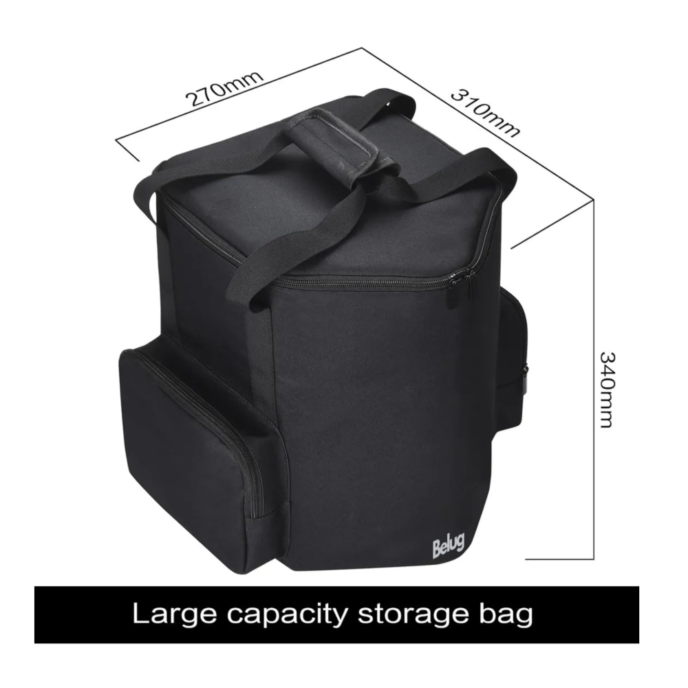 Foto 4 pulgar | Funda De Viaje Multifuncional Para Bocina  Belug, Negro