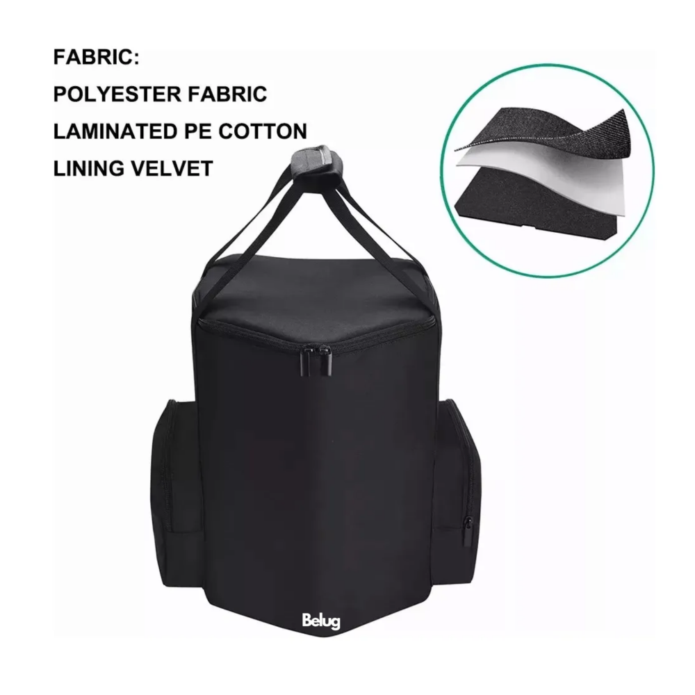 Foto 6 pulgar | Funda De Viaje Multifuncional Para Bocina  Belug, Negro
