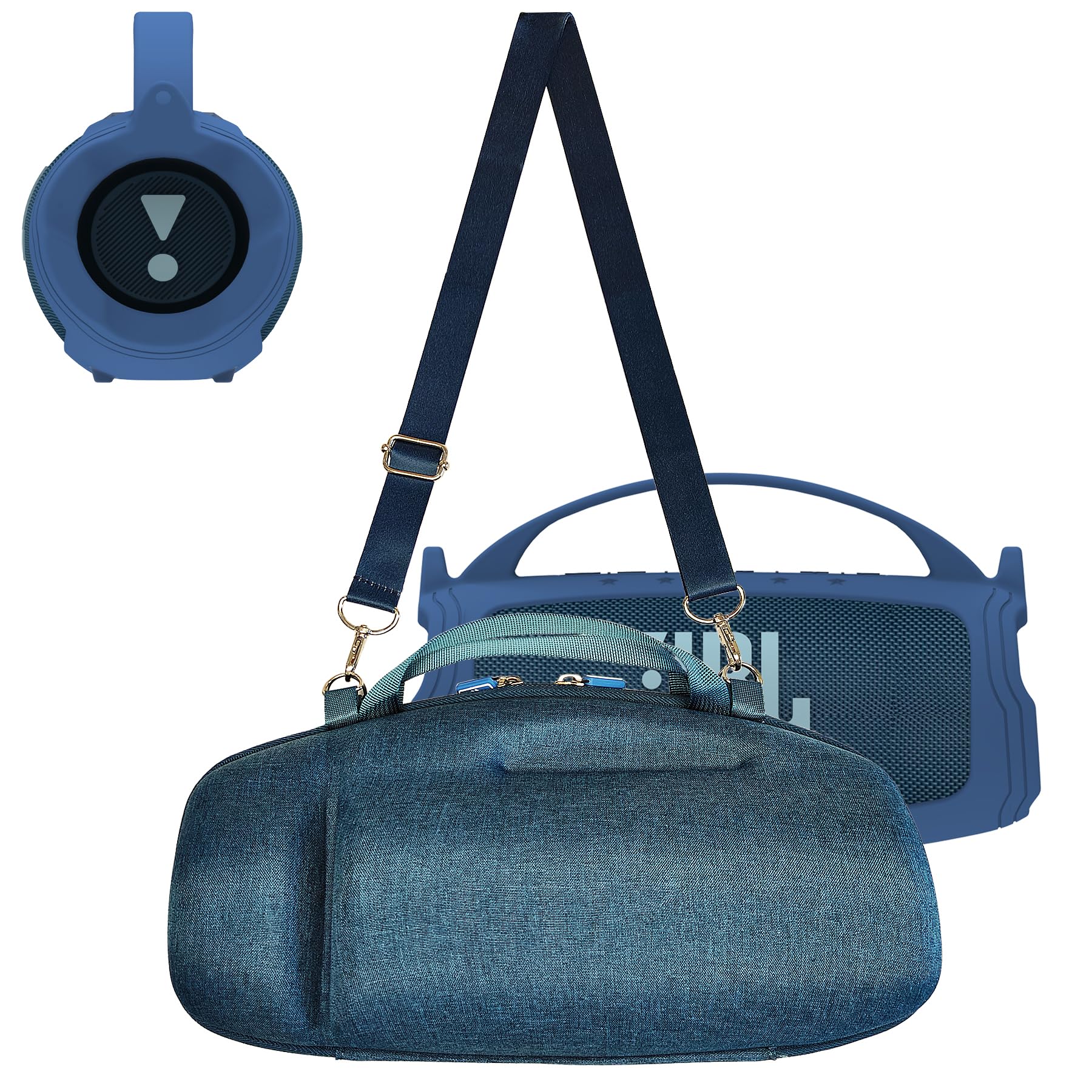 Foto 4 pulgar | Funda De Accesorios Para Altavoz Jbl Charge 4/charge 5, Color Azul Oscuro - Venta Internacional.