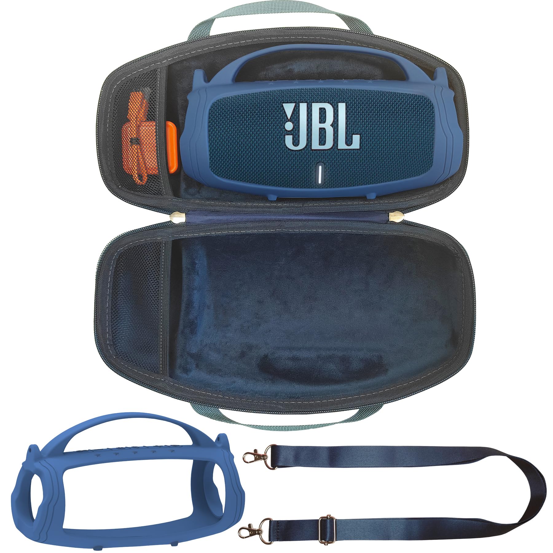 Foto 6 pulgar | Funda De Accesorios Para Altavoz Jbl Charge 4/charge 5, Color Azul Oscuro - Venta Internacional.