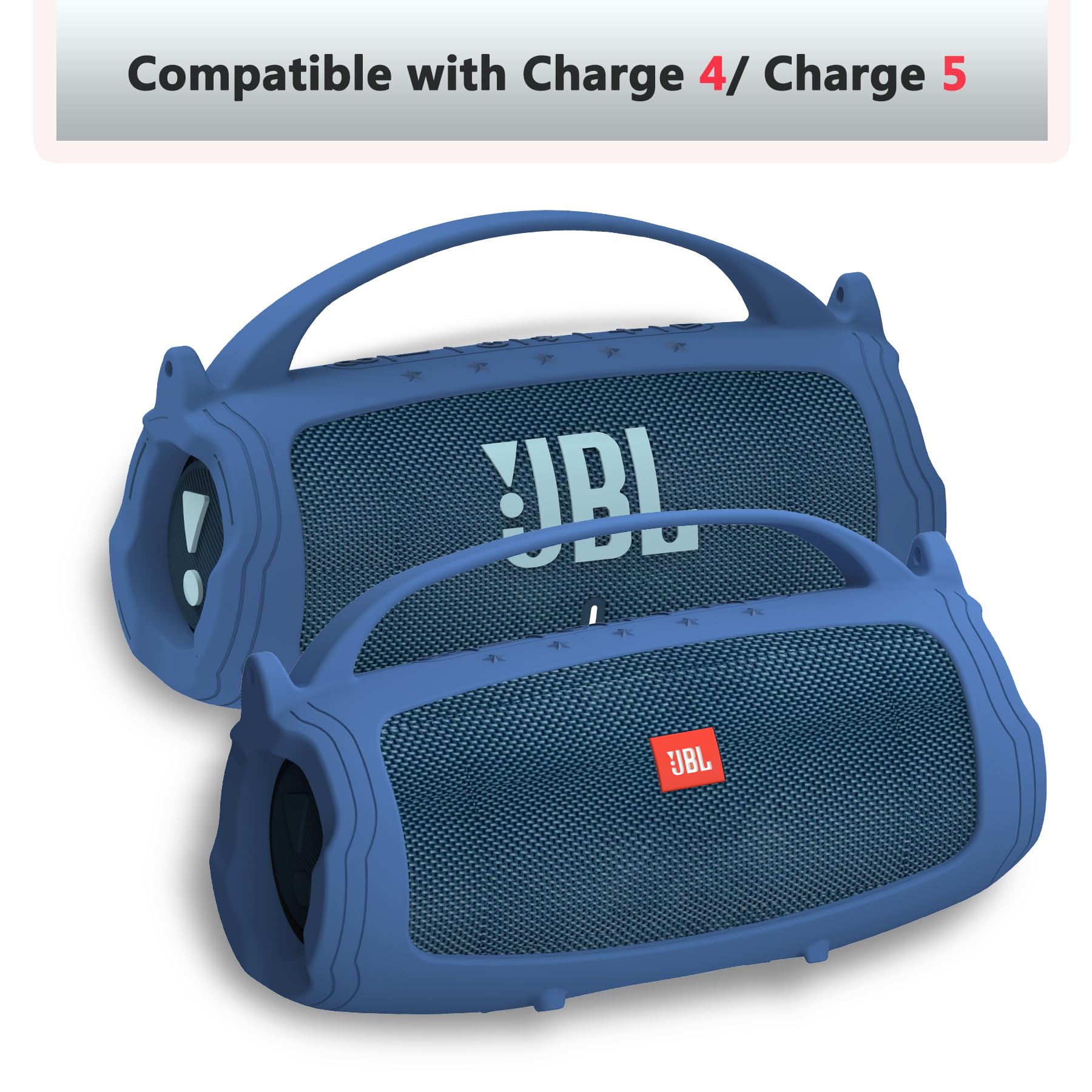 Foto 7 pulgar | Funda De Accesorios Para Altavoz Jbl Charge 4/charge 5, Color Azul Oscuro - Venta Internacional.