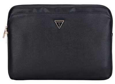 Foto 1 | Funda Original Guess Triángulo Laptop 14 Negro