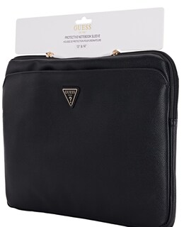 Foto 4 | Funda Original Guess Triángulo Laptop 14 Negro