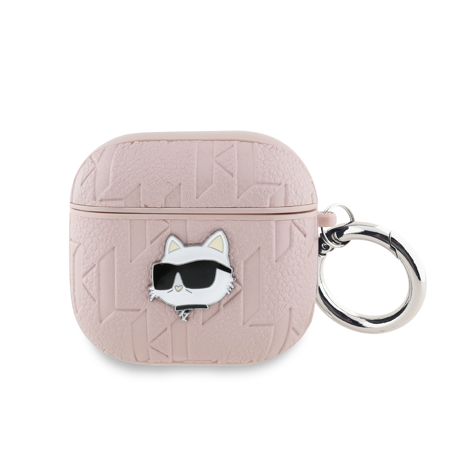 Foto 2 pulgar | Funda Original Karl Monograma Choupette Airpods 4 Rosa