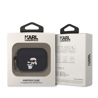 Foto 4 | Funda Original Karl Silicona K&c Airpods Pro Negro