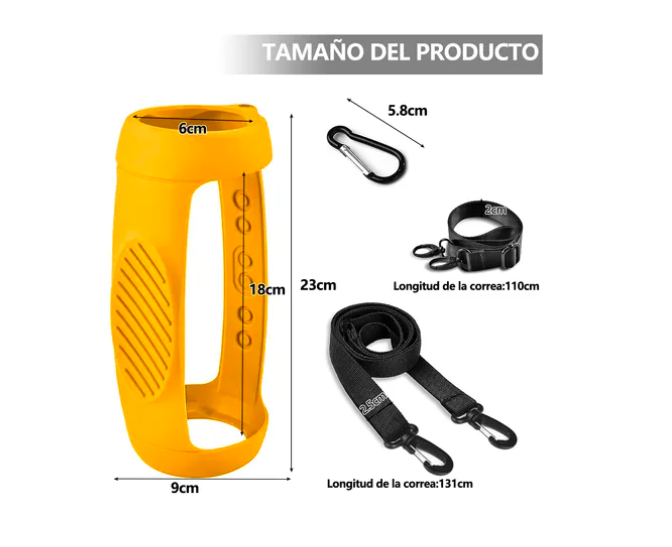 Foto 4 pulgar | Funda De Silicona Xtellar  Charge 5 Impermeable Y Portátil