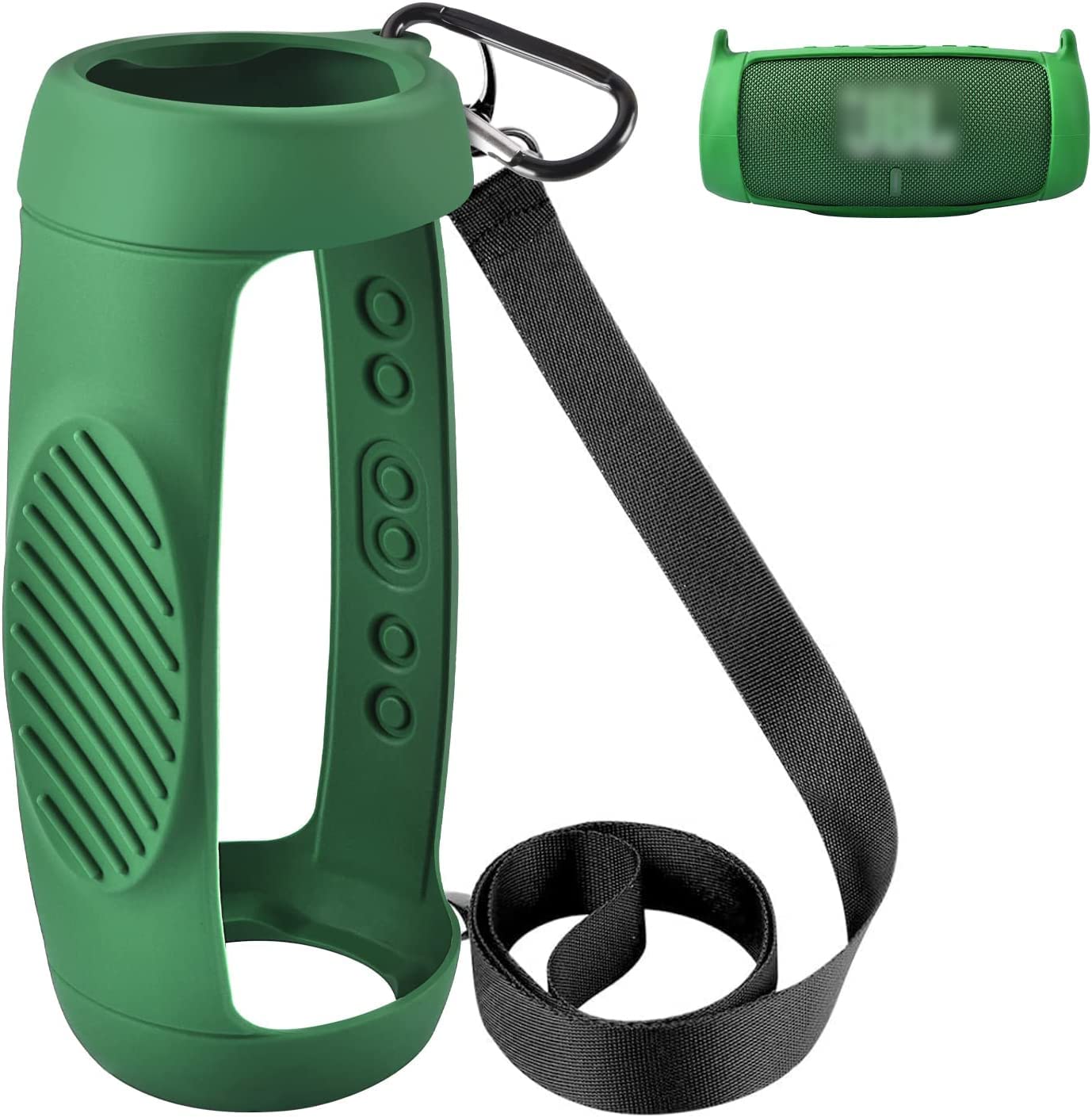Foto 2 pulgar | Funda De Silicona Para Altavoz Impermeable Jbl Charge 5  Color Verde - Venta Internacional.