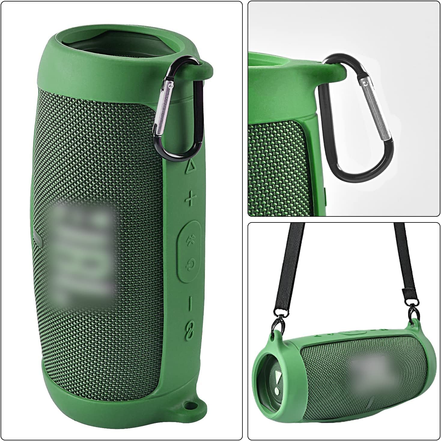 Foto 3 | Funda De Silicona Para Altavoz Impermeable Jbl Charge 5  Color Verde - Venta Internacional.