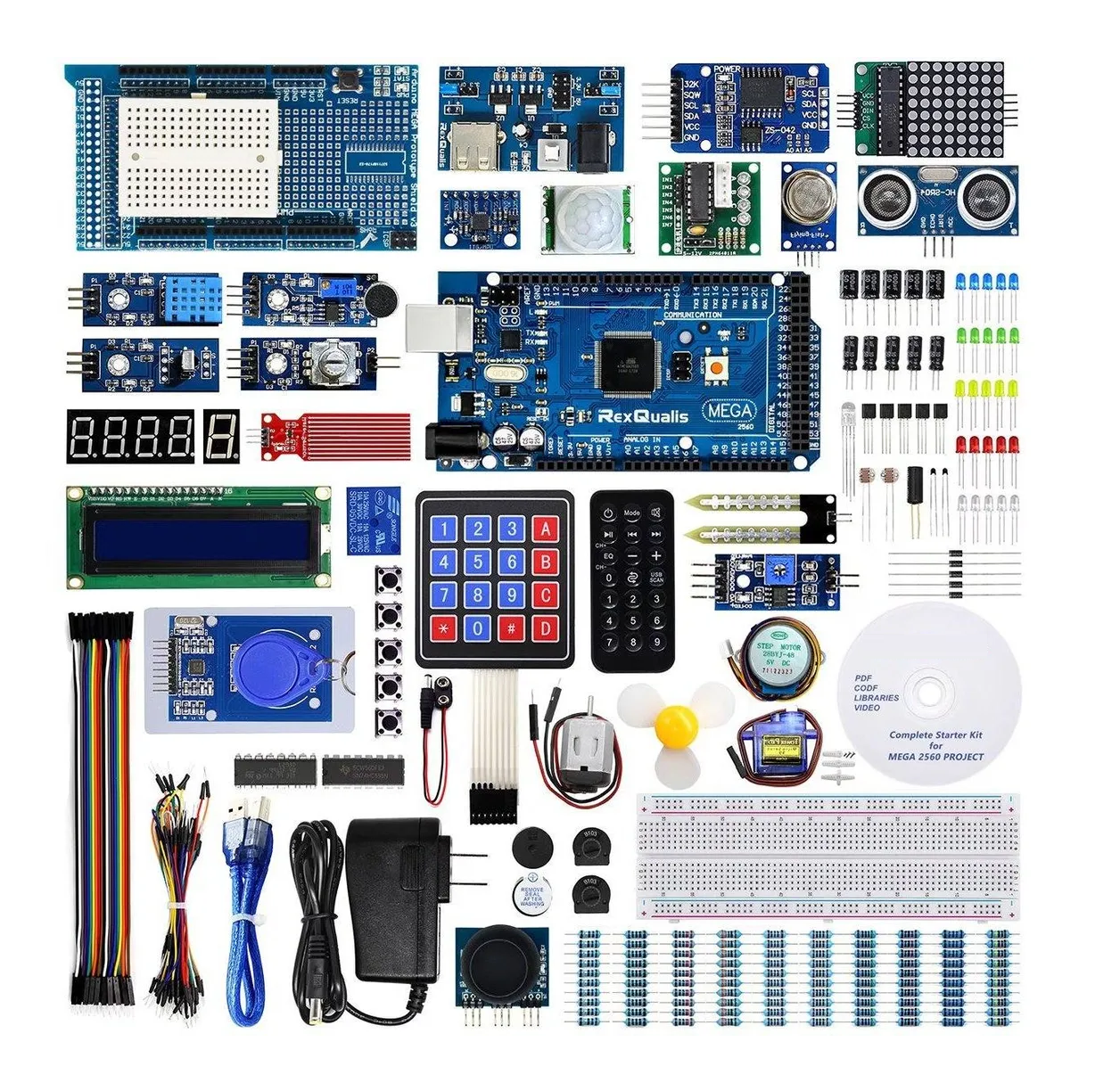 Foto 2 pulgar | Kit Compatible Arduino 223 Piezas Eo Safe Imports ESI-546 Multicolor