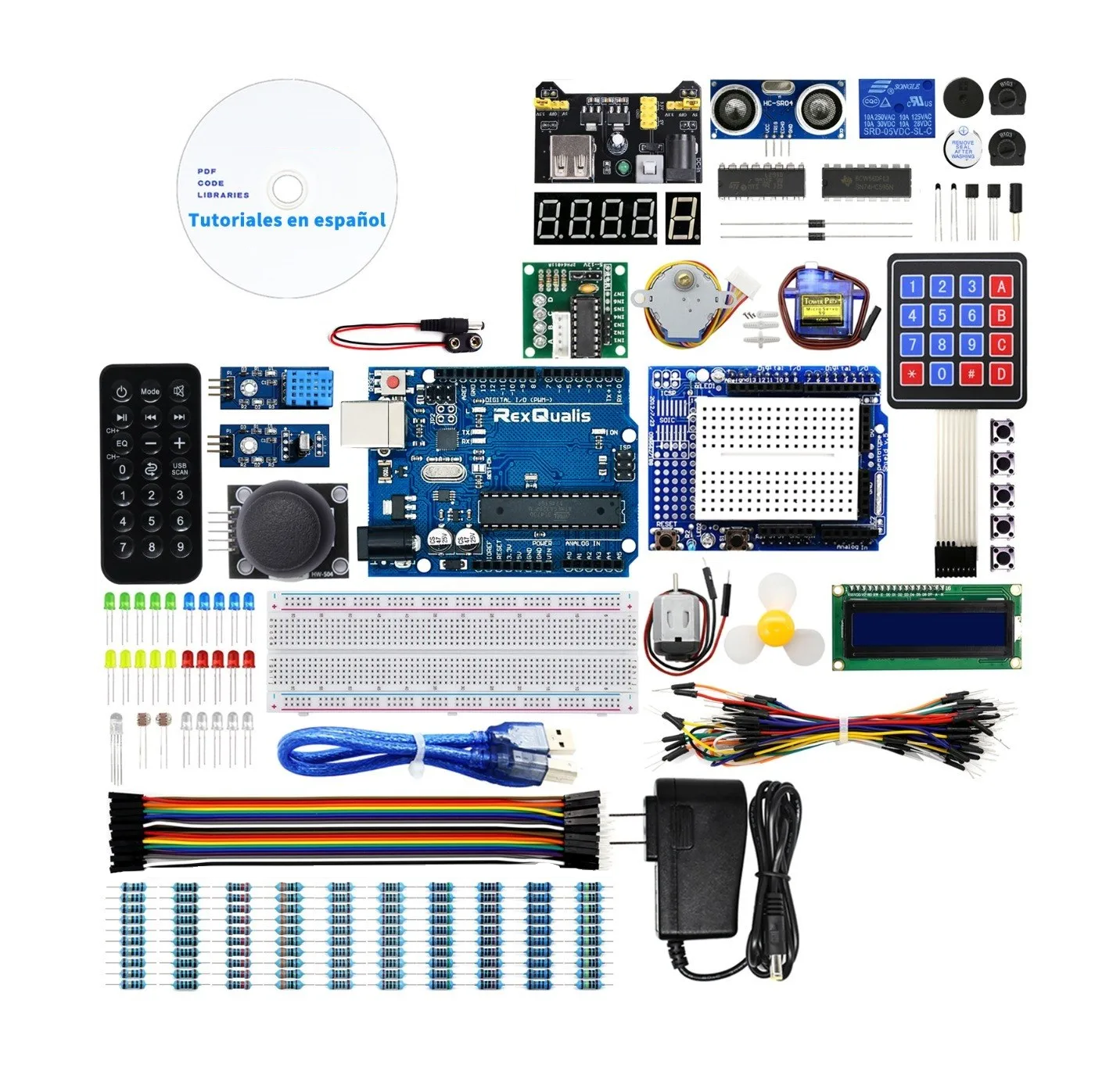 Foto 2 pulgar | Kit Compatible 191 Pzs Arduino Eo Safe Imports Esi-545 Multicolor