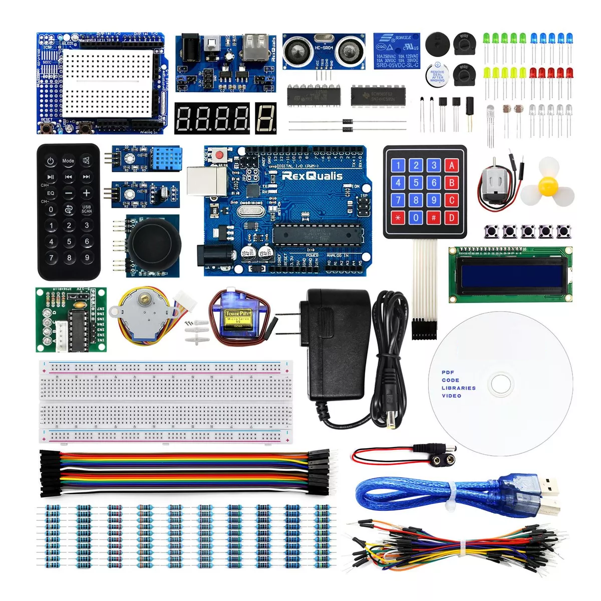 Foto 2 pulgar | Kit Eo Safe Imports Esi-6476 Compatible con Arduino Uno con 120 Piezas Multicolor