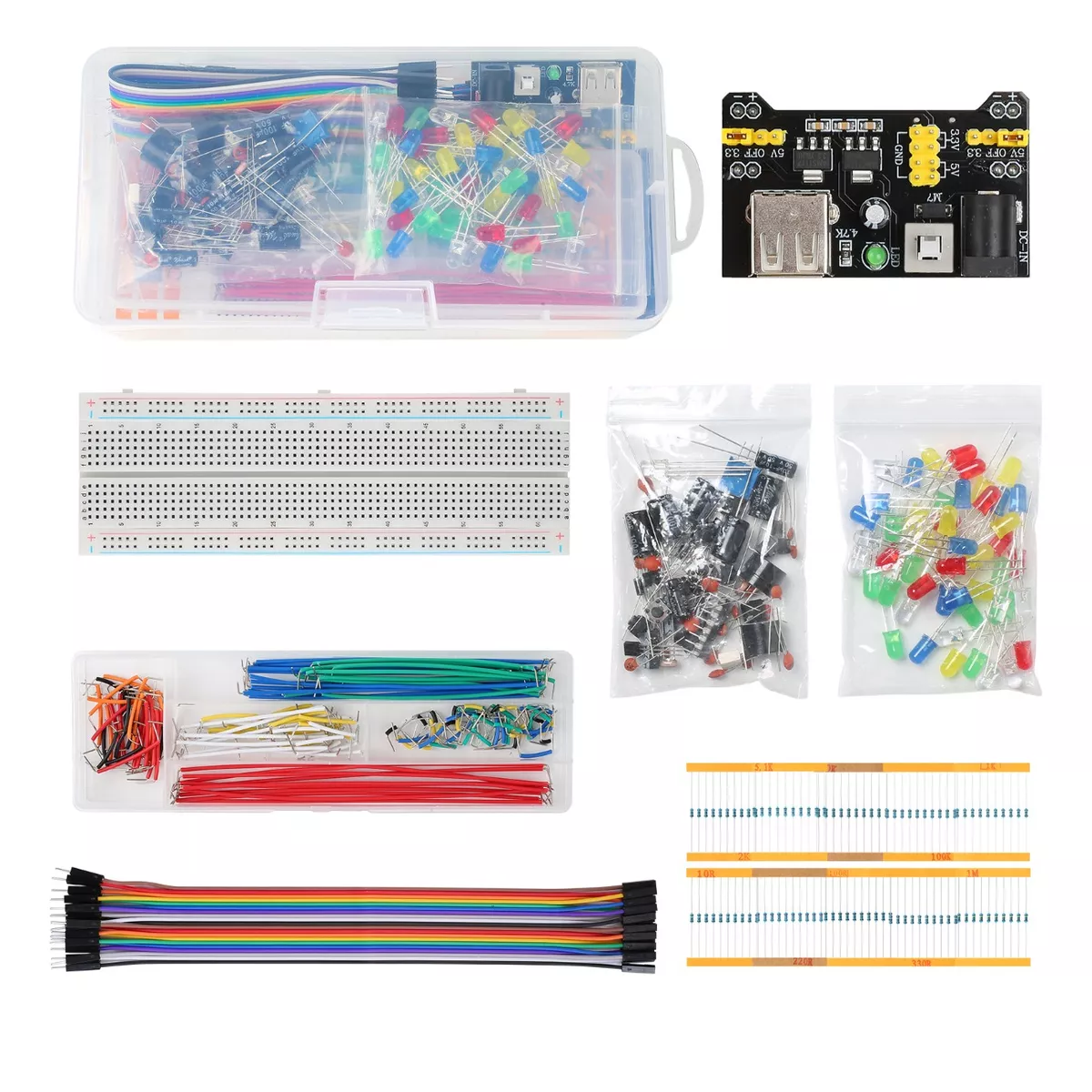 Foto 4 pulgar | Kit De Inicio De Componentes Para Arduino Y Raspberry Pi Eo Safe Imports  Esi-8643 Multicolor