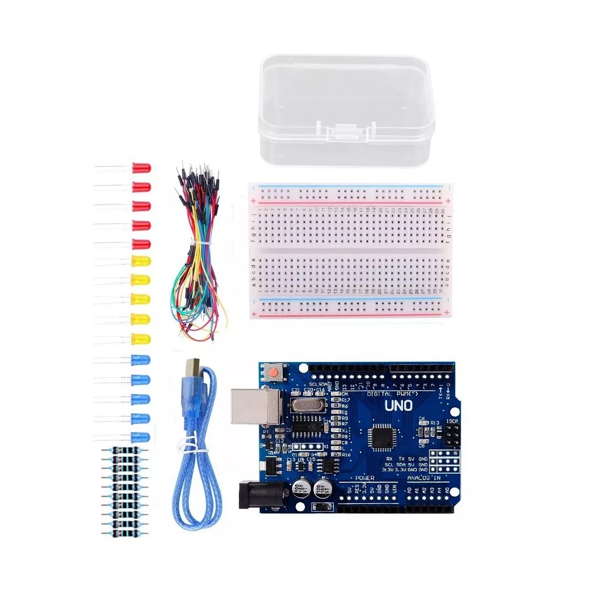 Foto 2 pulgar | Kit Uno R3 Compatible con Arduino Eo Safe Imports Esi-10753 Multicolor