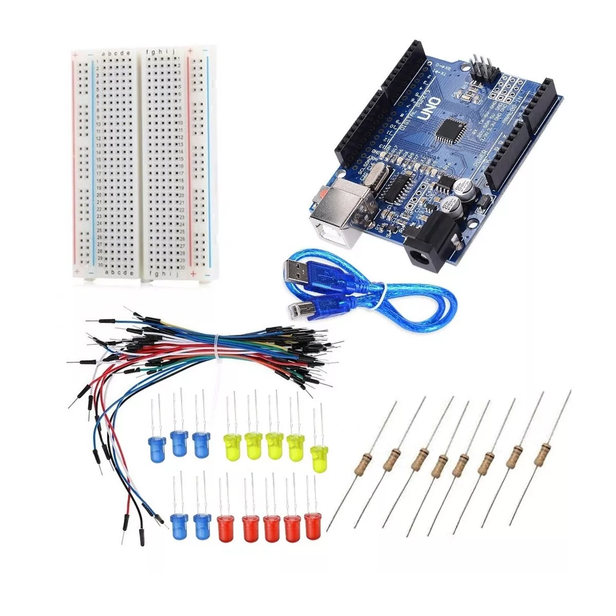 Foto 4 pulgar | Kit Uno R3 Compatible con Arduino Eo Safe Imports Esi-10753 Multicolor