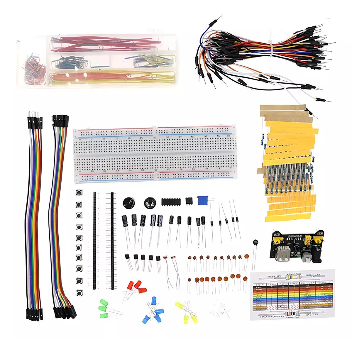 Foto 4 pulgar | Kit De Placa Prototipo 830 Puntos De Conexión Eo Safe Imports Esi-16200 Multicolor