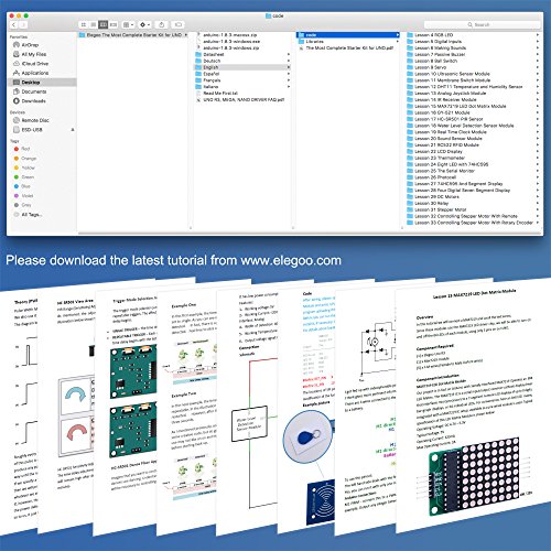 Foto 7 pulgar | Kit De Inicio Elegoo Uno R3 Más Completo Con Más De 200 Componentes - Venta Internacional.