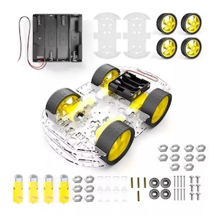 Foto 2 | Chasis De Carro Kit Arduino, 4 Llantas Eo Safe Imports Esi-10752 Multicolor