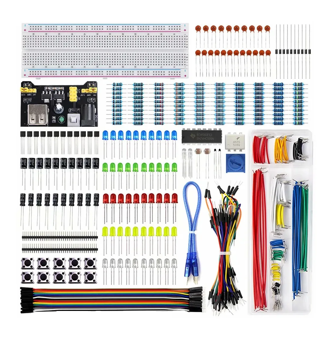 Foto 1 | Kit Componentes Electrónicos Eo Safe Imports Esi-1314-1 Multicolor