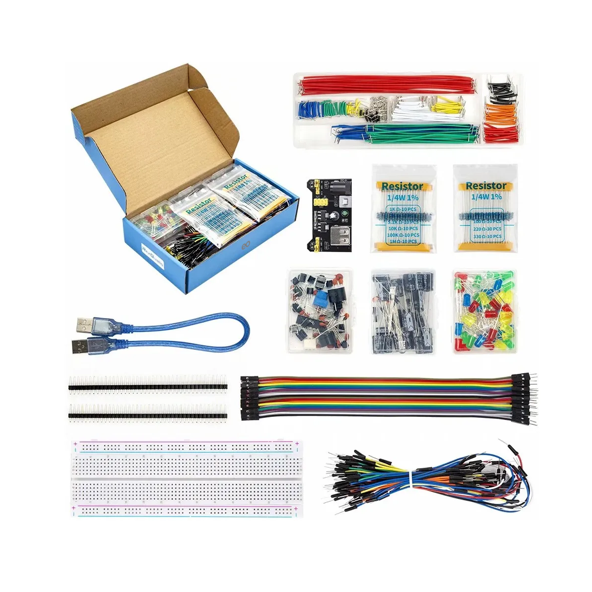 Foto 3 pulgar | Kit Componentes Electrónicos Eo Safe Imports Esi-1314-1 Multicolor