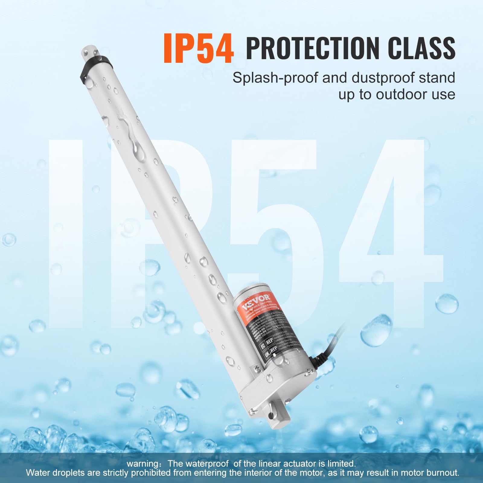 Foto 4 | Actuador Lineal Vevor 12v 400 Mm Con Carga 1500n Y Velocidad De 150 Mm/s - Venta Internacional.