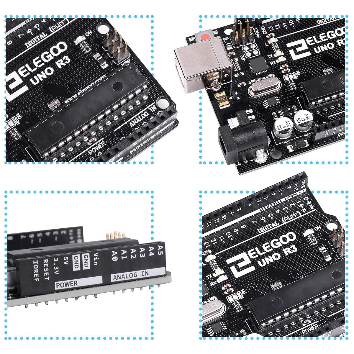 Foto 3 pulgar | Placa Arduino Elegoo Uno R3 Atmega328p Con Cable Usb - Venta Internacional.