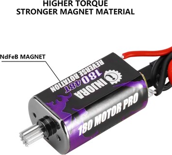 Foto 3 | Motor Injora 180 Pro Brushed 48t Con Disipador De Calor Para Trx4m 1/18 - Venta Internacional.