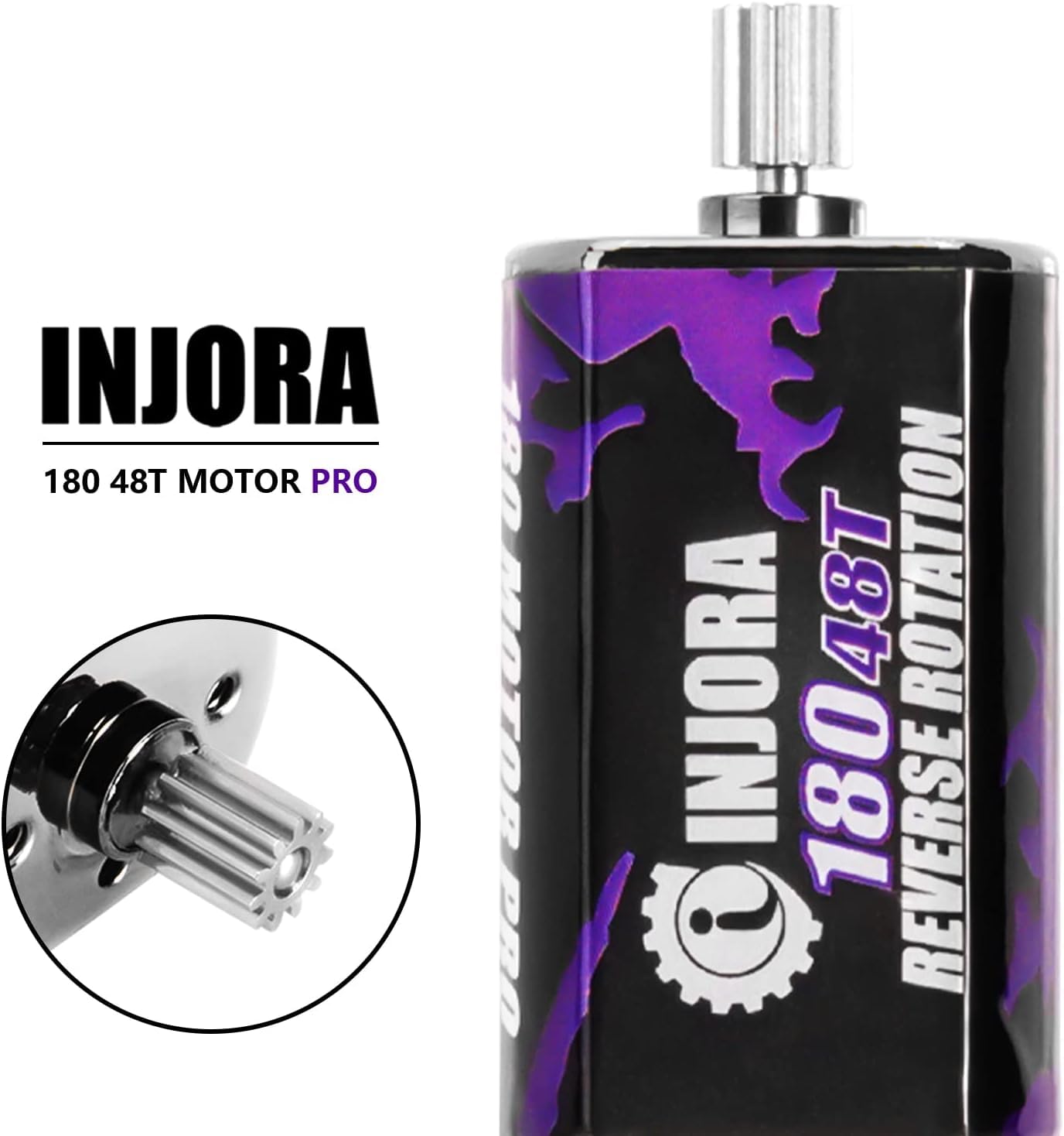 Foto 4 | Motor Injora 180 Pro Brushed 48t Con Disipador De Calor Para Trx4m 1/18 - Venta Internacional.