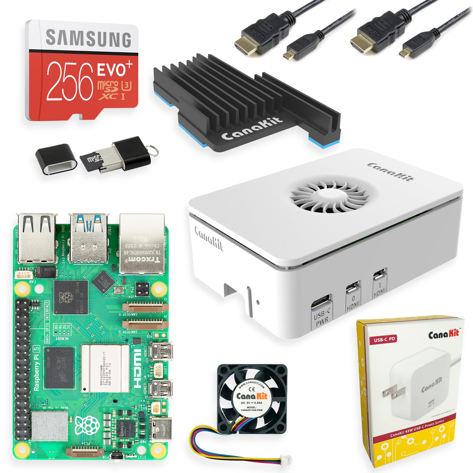 Foto 2 pulgar | Kit De Inicio Canakit Raspberry Pi 5 Max 8 Gb Ram 256 Gb - Venta Internacional.