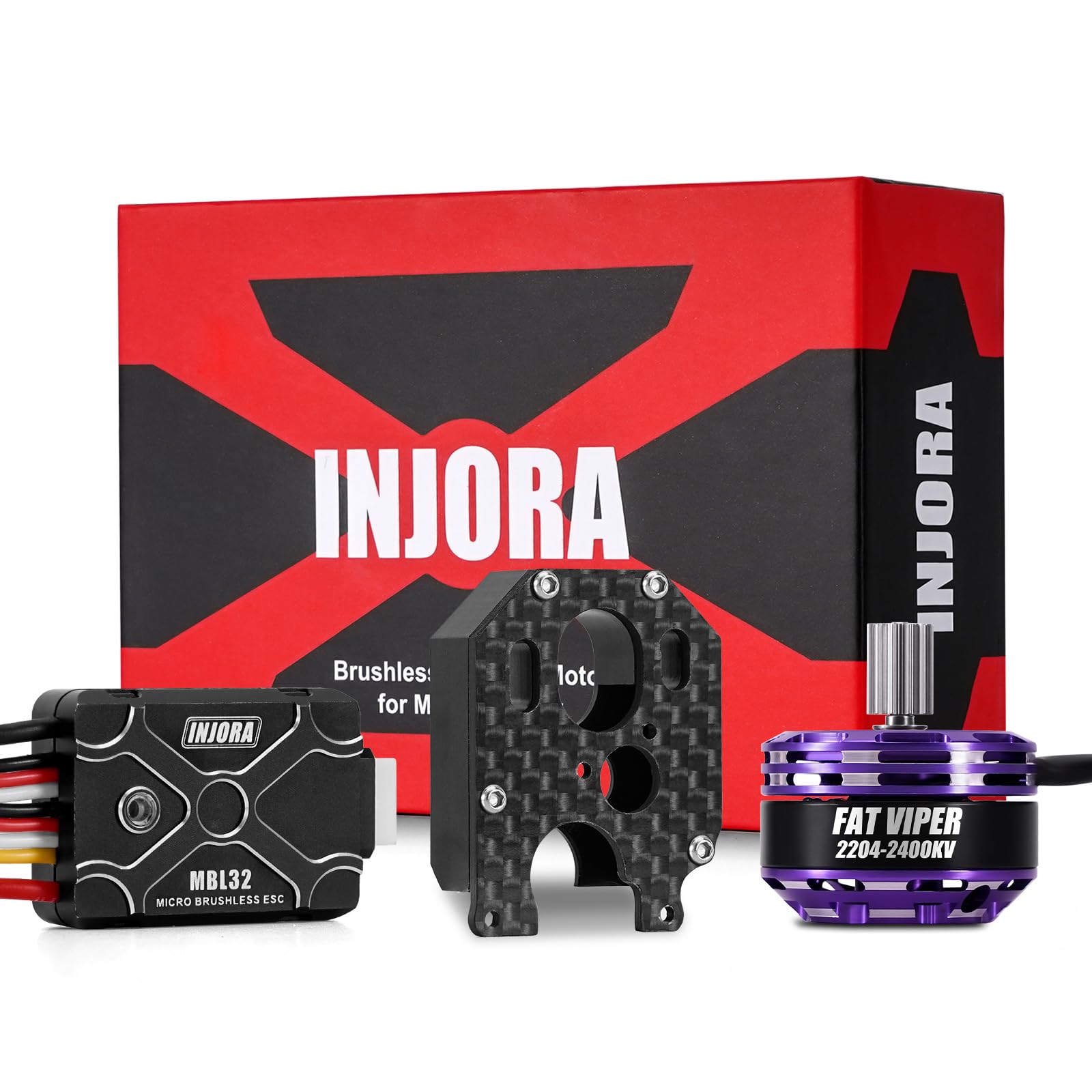 Foto 1 | Motor Injora 2400kv Fat Viper 2204 Sin Escobillas Para Axial Scx24 - Venta Internacional.