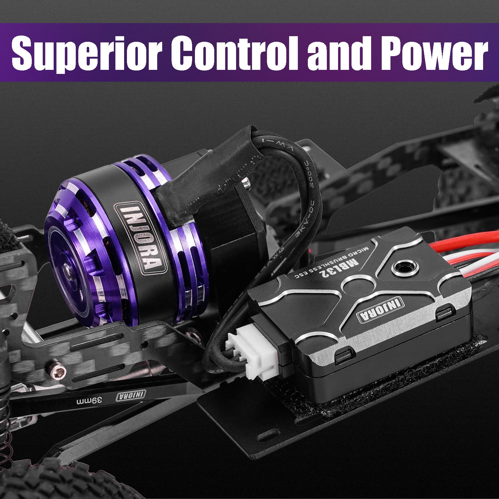 Foto 6 pulgar | Motor Injora 2400kv Fat Viper 2204 Sin Escobillas Para Axial Scx24 - Venta Internacional.