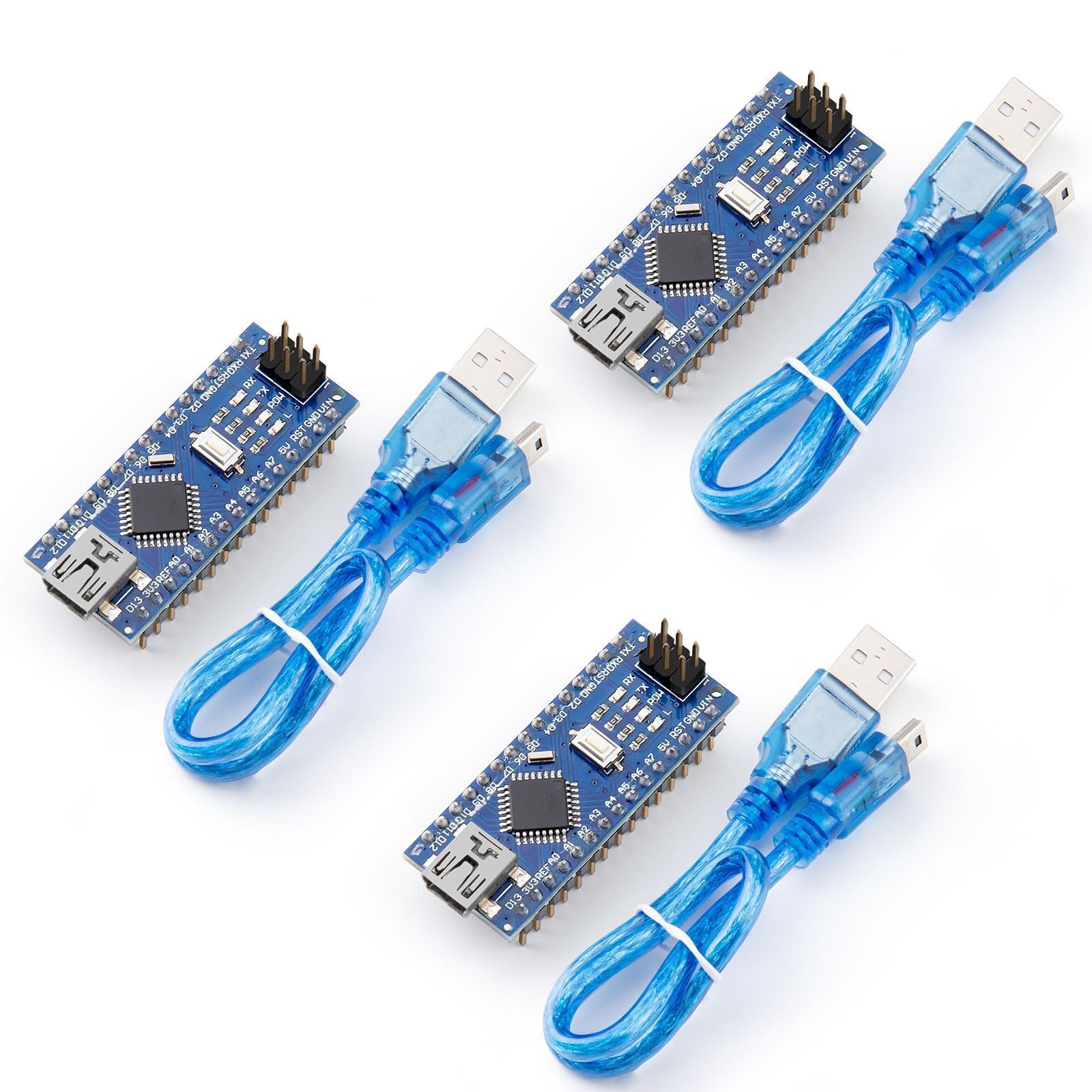 Foto 2 pulgar | Nano Board Elegoo Ch340/atmega+328p Presoldada Con Cable Usb - Venta Internacional.