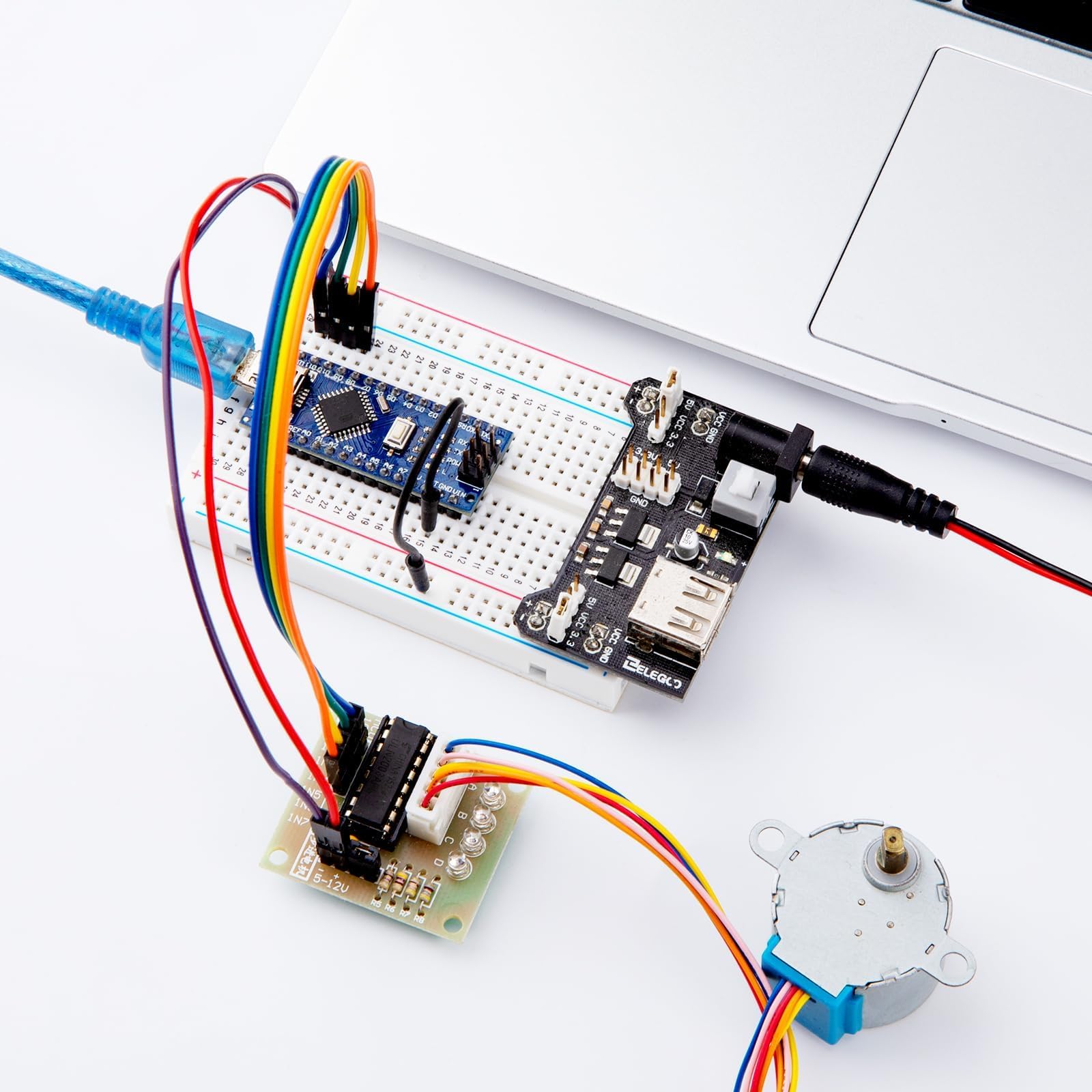Foto 7 pulgar | Nano Board Elegoo Ch340/atmega+328p Presoldada Con Cable Usb - Venta Internacional.