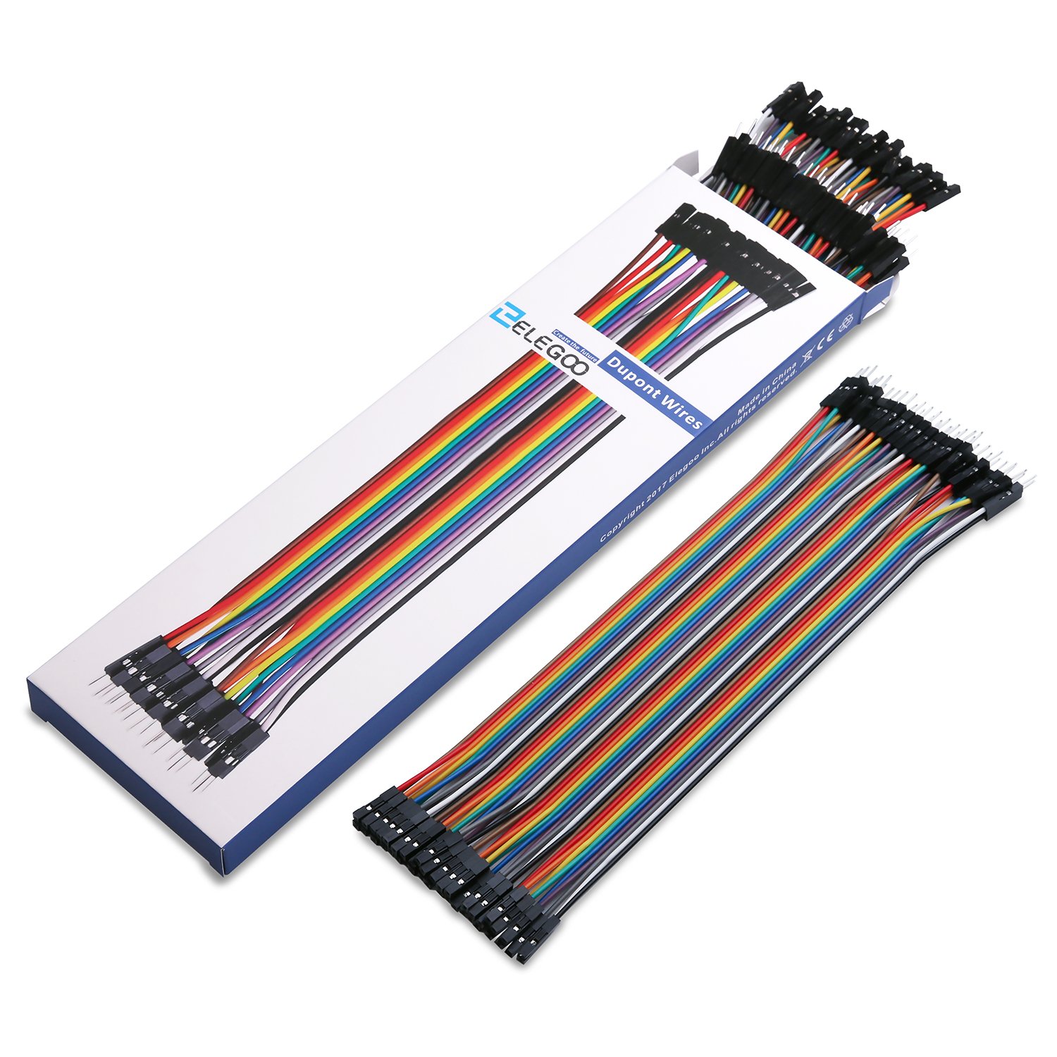 Foto 5 | Kit De Cables Jumper Ribbon Elegoo De 120 Piezas Para Proyectos De Arduino - Venta Internacional.