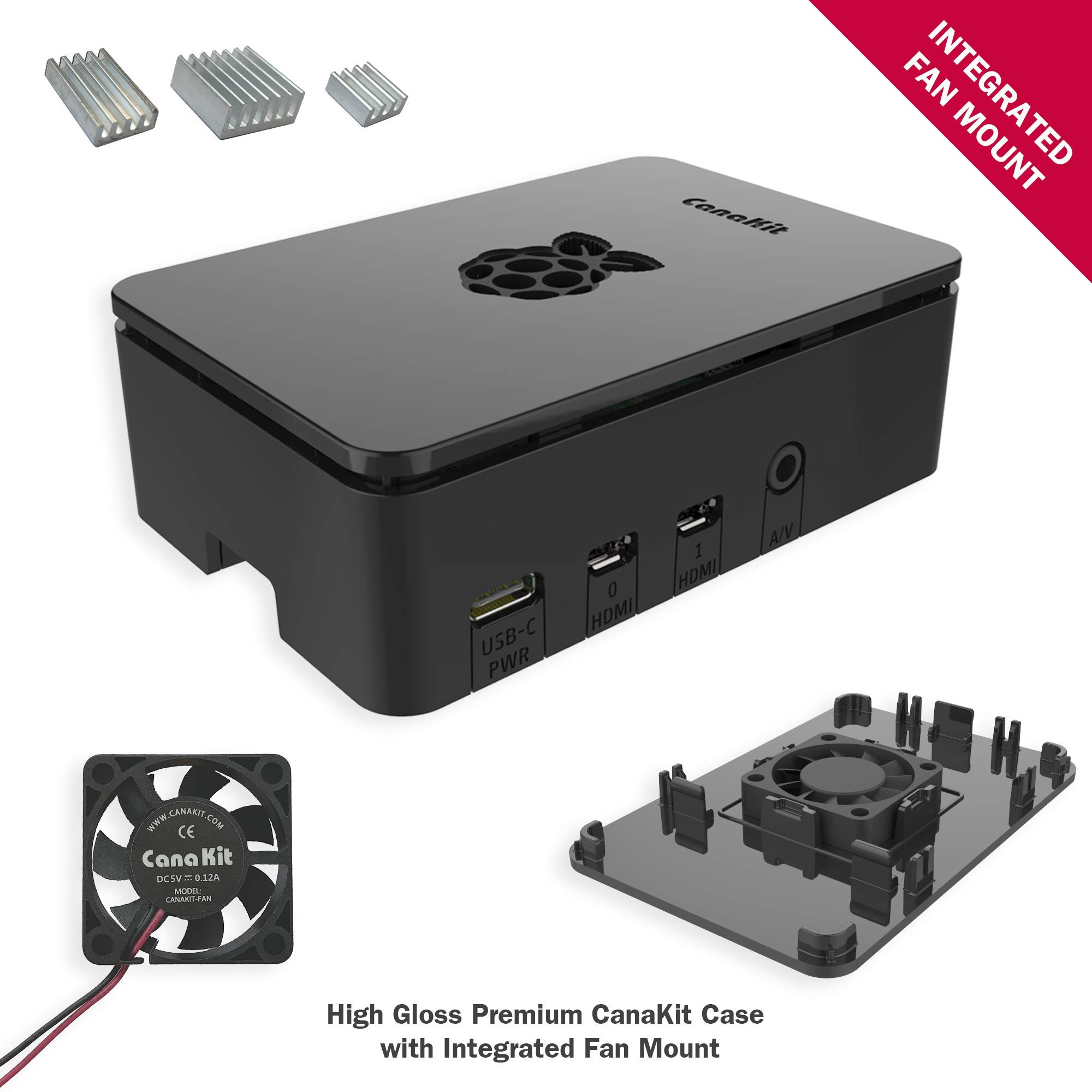 Foto 2 | Kit De Inicio Canakit Raspberry Pi 4 De 4 Gb De Ram Con Funda Y Ventilador - Venta Internacional.