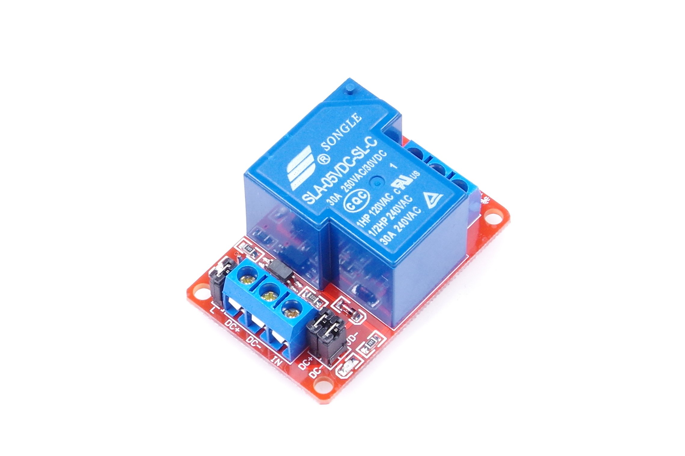 Foto 7 | Módulo De Relé Knacro De 1 Canal Dc 5 V, Nivel Alto/bajo, 30 A - Venta Internacional.
