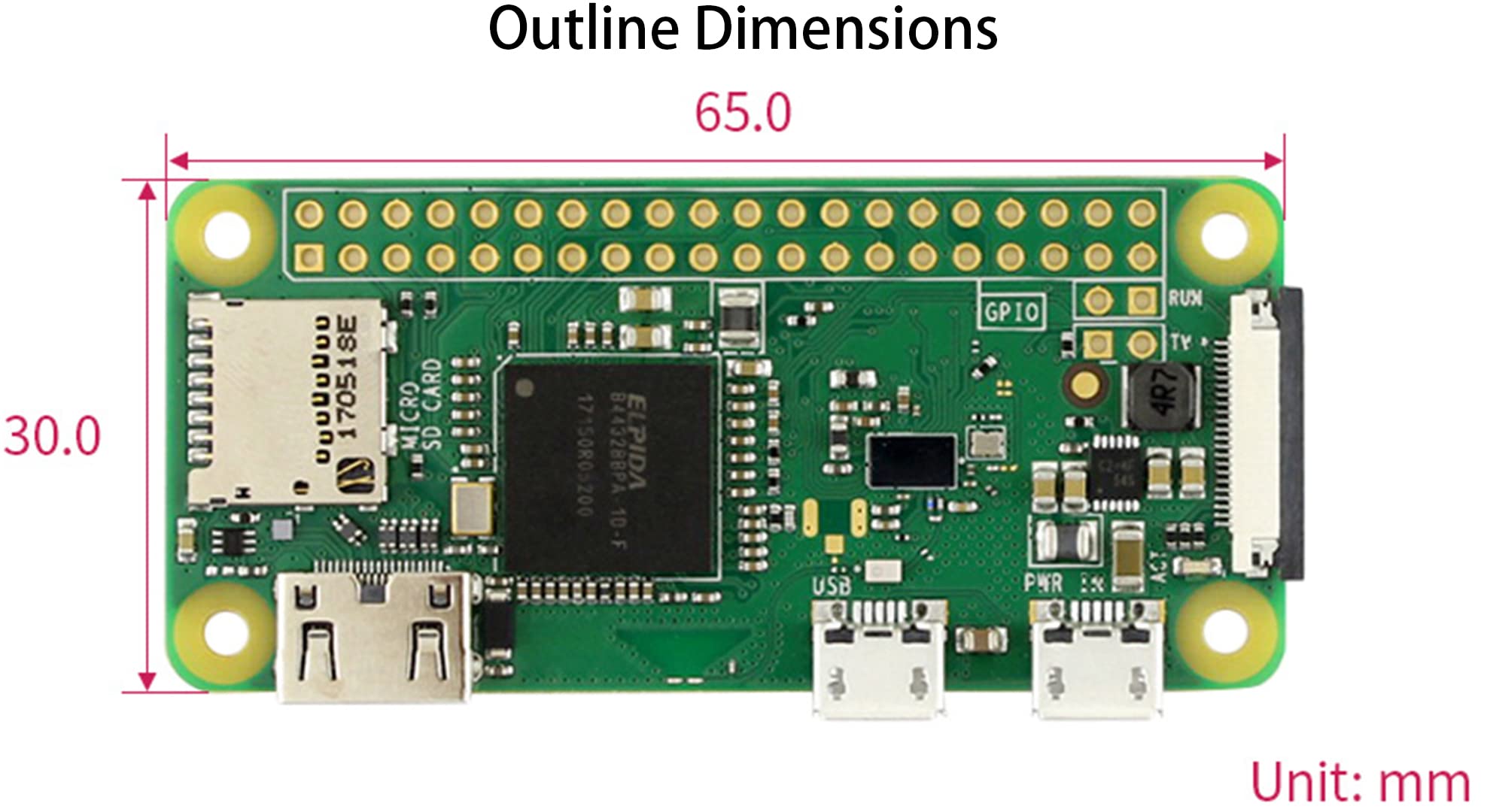 Foto 7 pulgar | Paquete Raspberry Pi Zero Wh Con Wifi Y Bluetooth - Venta Internacional.