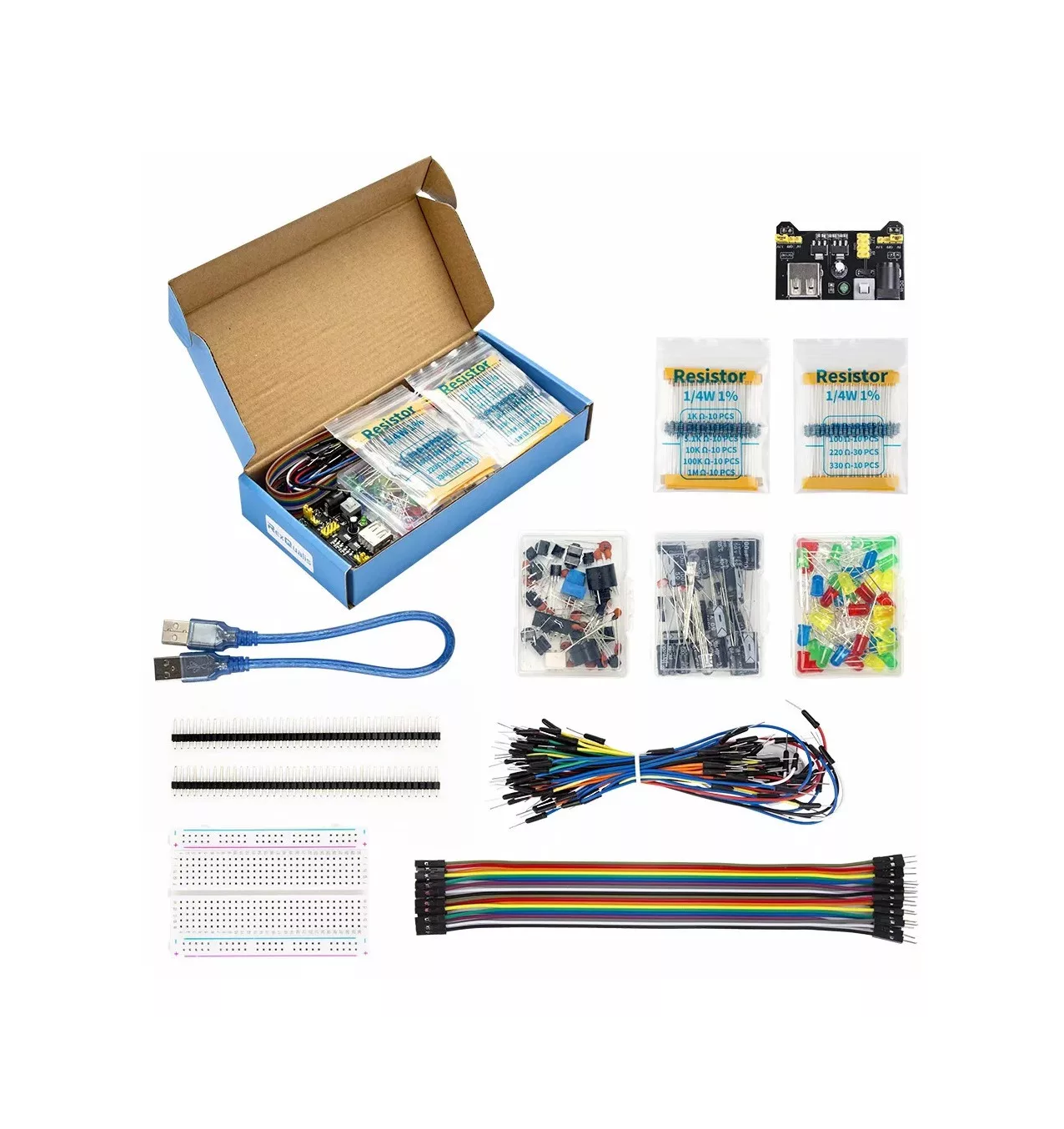 Foto 2 pulgar | Kit Componentes Electrónicos para Arduino Raspberry
